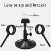 7-Piece Physics Optics Kit with Convex/Concave Lenses, Prism & Small Hole Imaging - Includes Plane Mirror, Light Source & Retort Stand view 2