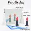 7-Piece Physics Optics Kit with Convex/Concave Lenses, Prism & Small Hole Imaging - Includes Plane Mirror, Light Source & Retort Stand view 3