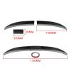3Pcs Universal Adjustable Trunk Tail Rear Wing Spoiler Compatible for BMW for Tesla for Audi Toyota Honda KIA Hyundai Car Accessories(Black and red Part) view 2
