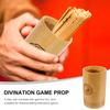 CIYODO Divination Game Bucket with Copper Coins Chinese-Style Buddhist Fortune-Telling Prop for Family Gatherings Temple Use Compact Easy to Play Spiritual Guidance Tool view 4