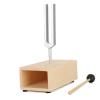 440Hz Aluminum Alloy Resonance Tuning Fork - Physics Acoustic Experiment Kit with Box & Mallet Demonstrates Sound Wave Propagation & Frequency Analysis view 1