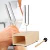 440Hz Aluminum Alloy Resonance Tuning Fork - Physics Acoustic Experiment Kit with Box & Mallet Demonstrates Sound Wave Propagation & Frequency Analysis view 2