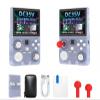 DC35V Retro Handheld Game Console, Video Game Console with 64G Built-in 18000+ Games, 4000mAh Rechargeable, Support 30+ Simulators, Linux System, 3.5 Inch IPS Screen Portable Pocket (64G Blue) view 1