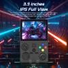 DC35V Retro Handheld Game Console, Video Game Console with 64G Built-in 18000+ Games, 4000mAh Rechargeable, Support 30+ Simulators, Linux System, 3.5 Inch IPS Screen Portable Pocket (64G Blue) view 3