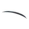 Tail Spoiler Lip Compatible for Mercedes Benz E Class W213 Saloon E200d E300d E400d 2016 2017 2018 2019 Rear Carbon Fiber Look view 1
