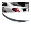 Tail Spoiler Lip Compatible for Mercedes Benz E Class W213 Saloon E200d E300d E400d 2016 2017 2018 2019 Rear Carbon Fiber Look view 2