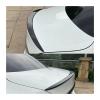 Tail Spoiler Lip Compatible for Mercedes Benz E Class W213 Saloon E200d E300d E400d 2016 2017 2018 2019 Rear Carbon Fiber Look view 3