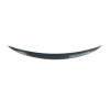 Tail Spoiler Lip Compatible for Mercedes Benz E Class W213 Saloon E200d E300d E400d 2016 2017 2018 2019 Rear Carbon Fiber Look view 4