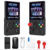 DC40V Retro Handheld Game Console, Video Game Console with 64G Built-in 18000+ Games, 4000mAh Rechargeable, Support 30+ Simulators, Linux System, 4 Inch IPS Screen Portable Pocket (64G Black) view 1