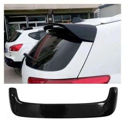 Black Spoiler Compatible for KIA Sportage Tail Fin 2011 to 2017 Carbon Paint Car Rear Wing Accessories(Bright Black)
