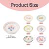 Magibeads 24Pcs Miniature Flower Plate Dollhouse Accessories Resin Mini Tableware Imitation Ceramic Bowl Tiny Dishes Ornaments Micro Landscape Decorations Garden Home Party Decorations Crafts Supplies view 2