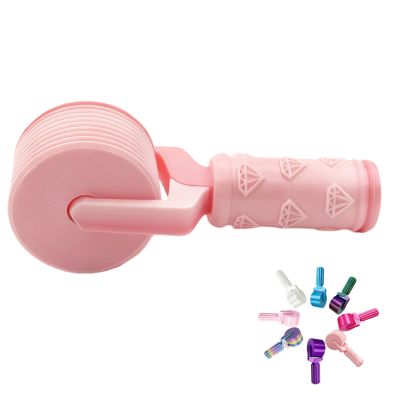 2025 New Diamond Art Roller - Essential DIY Craft Tool for Rhinestone Embroidery, Easy-Grip Hand Roller, Detachable Diamond Painting Tools and Accessories (Pink B)