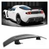 47" GT Style Carbon Fiber Black Look Universal Use Rear Trunk Lid Car Spoiler Wings Compatible for Mostly Sedan Coupe Vehicles(Black) view 3