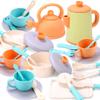 RUIDYA Pretend Play Kids Kitchen Playset Toys with Cookware Pots and Pans, Cooking Utensils, Play Kitchen Accessories, Afternoon Tea Toy Sets, Toys Gift for 3 4 5 Years Old Toddlers Girls Boys view 1