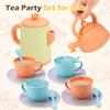 RUIDYA Pretend Play Kids Kitchen Playset Toys with Cookware Pots and Pans, Cooking Utensils, Play Kitchen Accessories, Afternoon Tea Toy Sets, Toys Gift for 3 4 5 Years Old Toddlers Girls Boys view 3