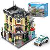 AsmrCap City Police Station Building Set for Boys, Police Station Toy with Police Car, Four-Floor Police Station with Office, Interrogation Room, Rooftop Radar, Coffee Shop, 2066PCS view 1