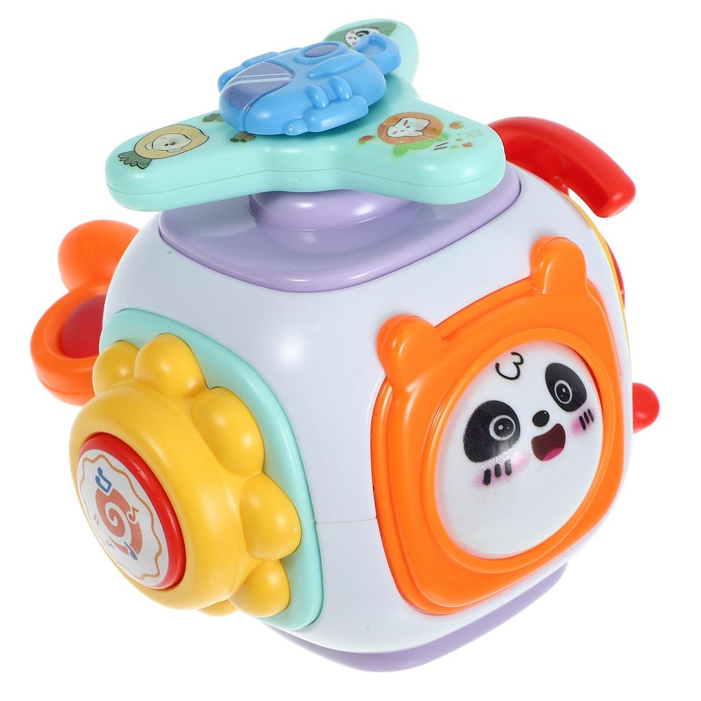 ifundom Educational Busy Cube for Years Old Montessori Sensory Activity Cube with Hand-Eye Coordination Development Safe Plastic Travel for Boys