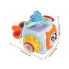 ifundom Educational Busy Cube for Years Old Montessori Sensory Activity Cube with Hand-Eye Coordination Development Safe Plastic Travel for Boys view 2