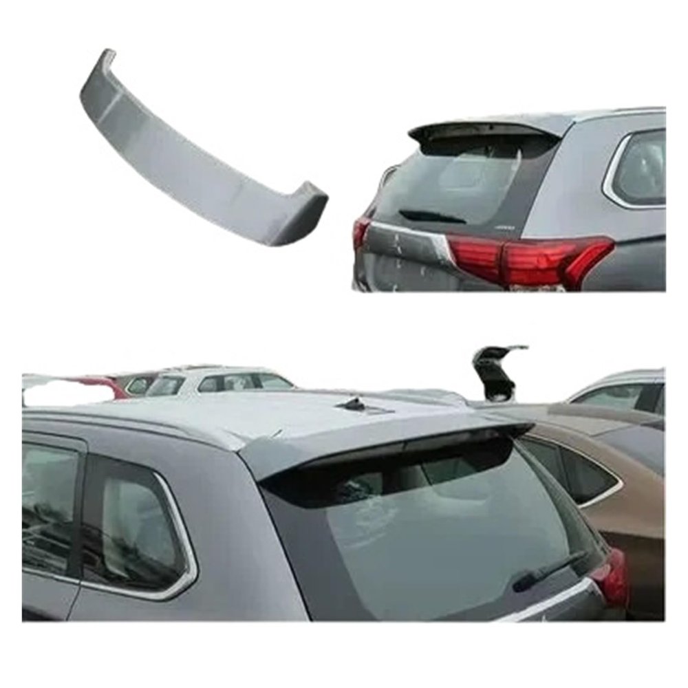 ABS Plastic Rear Trunk Spoiler Car Tail Wing Decoration Compatible for Mitsubishi Outlander 2013-2018 2019 2020(Titanium Grey)