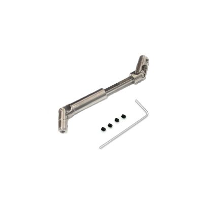 1/10 WPL C74 C-74 Warrior JA11 Steel Drive Shaft Universal Joint for RC Car Modified Metal Upgrade Parts(2Pcs Silver) (1pcs Silver)