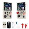 DC35V Retro Handheld Game Console, Video Game Console with 64G Built-in 18000+ Games, 4000mAh Rechargeable, Support 30+ Simulators, Linux System, 3.5 Inch IPS Screen Portable Pocket (64G Gray) view 1