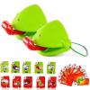 Vamiali Chameleon Tongue Shooting Game, Frog Tongue Game, Insect Cardboard Included, Multiplayer, Funny Family Desktop Interactive Toys (Green, 2pcs) view 1
