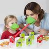 Vamiali Chameleon Tongue Shooting Game, Frog Tongue Game, Insect Cardboard Included, Multiplayer, Funny Family Desktop Interactive Toys (Green, 2pcs) view 2