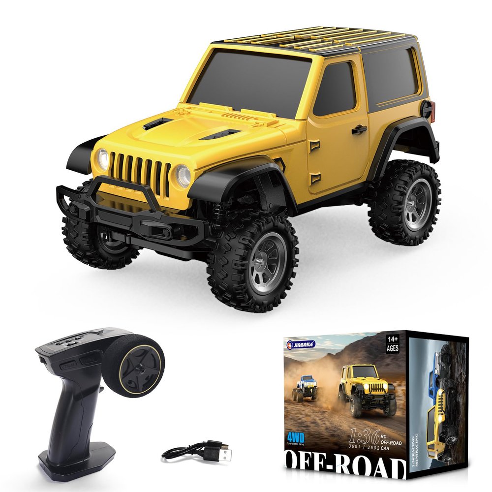 1/36 Full-Scale RC Off-Road Vehicle, 2.4G Electric Remote Control RC Climbing Car, 4WD High Speed Racing Drift Off-Road Car for Adults