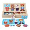 Magnetic Dress Up Dolls Sorting Matching Preschool Learning Activities view 1