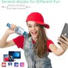 NiceGo Wireless Bluetooth Karaoke Microphone for Kids, 5-in-1 Portable Handheld Karaoke Mic Speaker Player Recorder with Adjustable Remix for Kids Girls Boys Teens Birthday (Blue) view 4