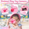 HUUIDY Play Purse for Little Girls, Toddler Travel Purse with Accessories, Pretend Play Toys Including Handbag, Camera, Phone, Wallet, Fake Makeup, Birthday Christmas Gifts for Girls Ages 3+ view 4