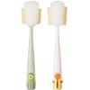 2Pcs Bottle Brushes 5 in 1 Multifunctional Portable Bottle Cleaner Bristles & Sponge Cup Cleaner Brush for Drinking Cups, Straws, Lids view 1
