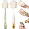 2Pcs Bottle Brushes 5 in 1 Multifunctional Portable Bottle Cleaner Bristles & Sponge Cup Cleaner Brush for Drinking Cups, Straws, Lids view 2