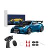 1:43 Scale Mini RC Drift Car, 4WD Alloy RC Drift Racing Car with Gyro & LED Lights, 2.4G Proportional 20km/h Speed Remote Control Vehicle for Adults view 1