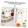 Abaodam Owl with Stick and Blindfold for Birthday Party Supplies Forest Animal Design Simple Fill Candy Holder Jungle Theme Decoration for Boys Halloween Shower Game view 3