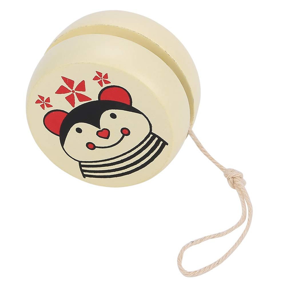 CHICIRIS Wooden Cartoon Yoyo Toy Colorful Educational Ball for Kids Child, Cognitive Ability Training, Children (#5)