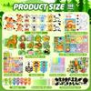 156Pcs Jungle Safari Party Favors for Kids, Zoo Animals Birthday Party Decorations Supplies Kit for Wild One Baby Shower, Goodie Bags Fillers , Classroom Prizes, Wild Animals Themed Party Supplies view 3