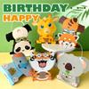 156Pcs Jungle Safari Party Favors for Kids, Zoo Animals Birthday Party Decorations Supplies Kit for Wild One Baby Shower, Goodie Bags Fillers , Classroom Prizes, Wild Animals Themed Party Supplies view 4