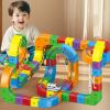 2025 Electric Train Set for Kids, Flexible Race Track with Gravity-Defying 3D Embedded Layouts, Motorized Car, STEM Building Blocks Toy for Boys & Girls Ages 3-8 view 3