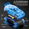 1:43 Scale Mini RC Drift Car, 4WD Alloy RC Drift Racing Car with Gyro & LED Lights, 2.4G Proportional 20km/h Speed Remote Control Vehicle for Adults view 4