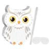 CHICAMPERA Owl with Stick and Blindfold for Jungle and Halloween Parties Easy to Fill with Confetti and Candy Versatile Birthday Decoration for Boys and Graduation Celebration Game