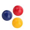 CHICIRIS PULeather Juggling Ball TearProof Durable Educational Toy for Indoor Play RedBlueYellow 6.3cm 3Pcs Hand Throw Acrobatic Ball for Kids view 1