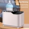 Waterless Bottle Warmer with Shake Function,Baby Bottle Warmer with Fast Thermostatic Heating,Surrounding Hot Air Heating Breastmilk Evenly to Ideal Temp Baby Bottle Warmer view 3