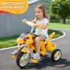 Kids Tricycle for Toddlers, Toddler Tricycle Bike with 10" Non-Slip Wheels, Adjustable Seat & Parent Push Handle, Toddler Trike with Music & LED Light, for Boys & Girls Orange view 2