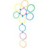 CHICIRIS Speed Rings 10pcs Set Bright Color Plastic Hoops for Children Outdoor Training Dia 29cm view 1