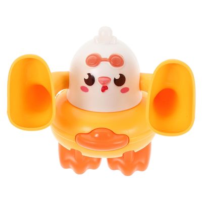 BESPORTBLE Funny Wind-up Chicken Plastic Animal Jumping Windup for Birthday Party Favor Spring Coil for Boys Collectors