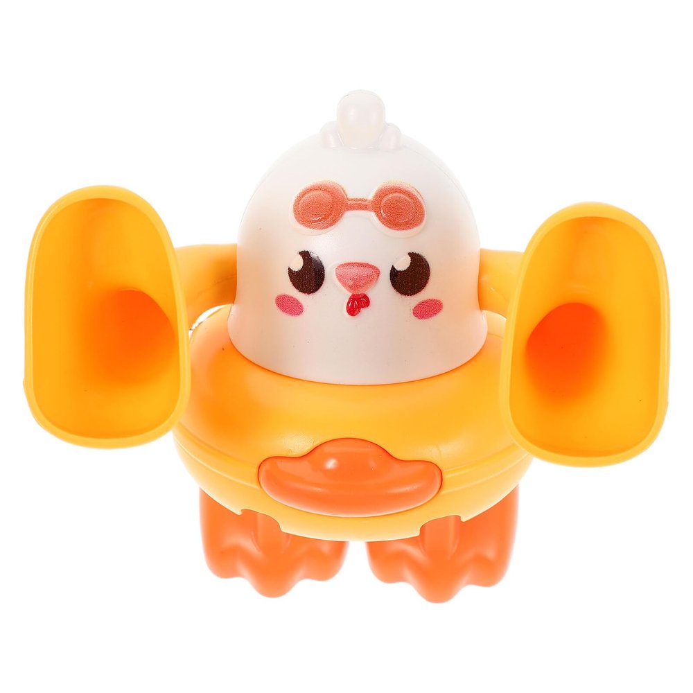 BESPORTBLE Funny Wind-up Chicken Plastic Animal Jumping Windup for Birthday Party Favor Spring Coil for Boys Collectors