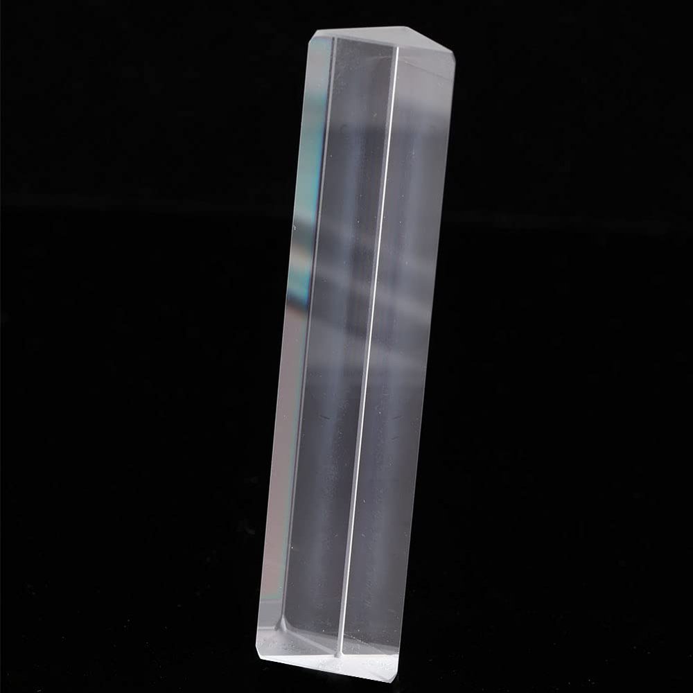 ERYUE Optical Prism K9 Glass for Physics Teaching Children Decoration (15 * 15 * 87)