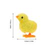BESPORTBLE 5pcs Wind Up Chicken Plush Jumping Chick for Party Favors Classroom Prizes Interactive Fun Cute Chicken Props for Play and Social Bonding view 2
