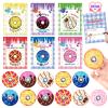 24 Pack Valentines Day Cards for Kids, Donut Fidget Spinner Toy with Greeting Cards, Valentine's Day Gifts for Kids, Valentine Kids Party Favor, School Classroom Exchange Prizes for Boys Girls view 1